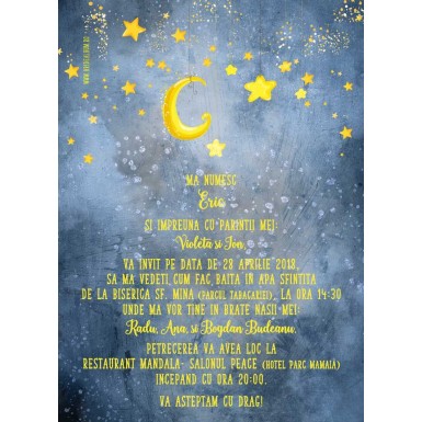 Invitatie botez BIB226